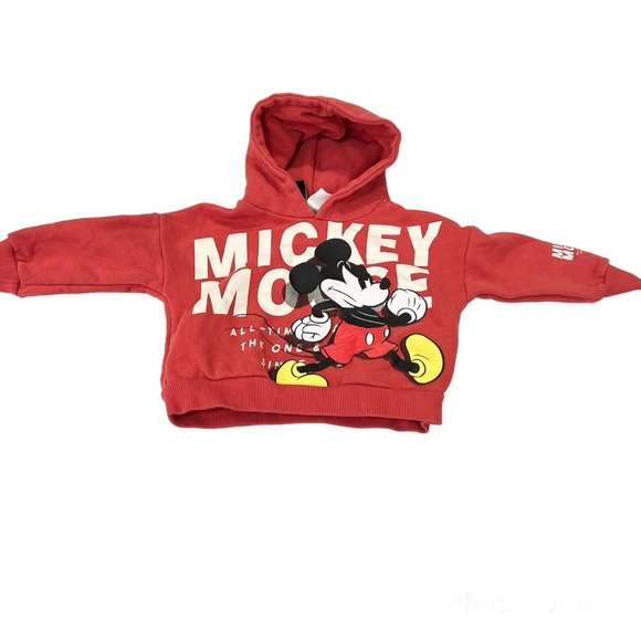 Zara Other - Zara x Disney |  Mickey Mouse Pullover Hoodie Sweatshirt
